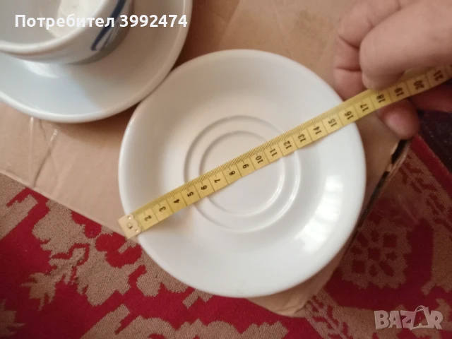 Сервиз за капучино/лате caffe Carluccio's, снимка 7 - Сервизи - 51350679