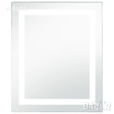 vidaXL LED огледало за баня с тъч сензор 50x60 см(SKU:144729, снимка 1 - Огледала - 45541314