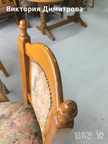 Комплект от 5 трапезни стола , снимка 11 - Столове - 52879075