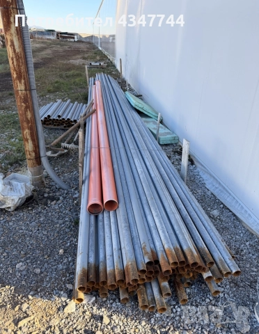 Нови! метални тръби Ф51мм. 6м. дължина 