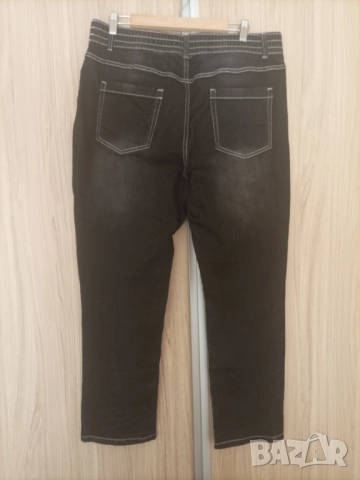 Черни еластични дънки , снимка 2 - Дънки - 51822663