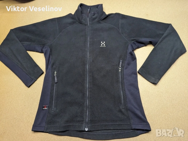 Haglofs Дамски Полар Размер M Черно с Цип Яке Fleece Jacket Планина Спорт
