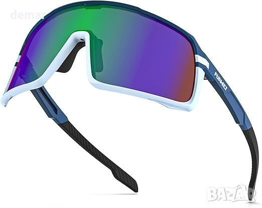 FUNWICT Поляризирани спортни слънчеви очила за бягане, колоездене, TR90 Frame UV400, снимка 1 - Спортна екипировка - 46447557
