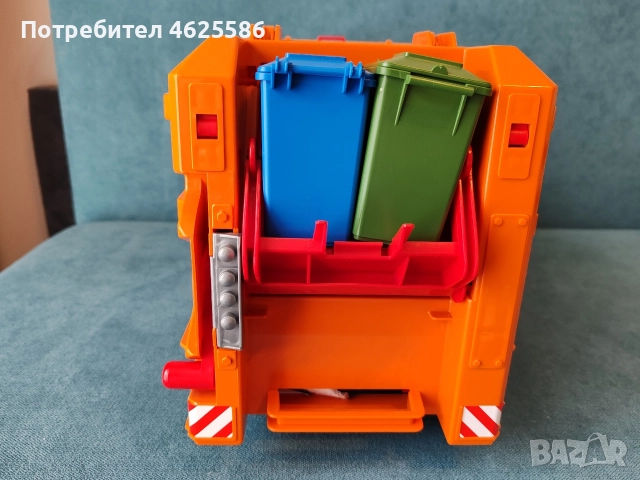 BRUDER камион за боклук, снимка 5 - Коли, камиони, мотори, писти - 52686953