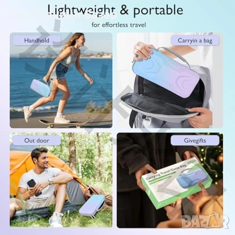 Нов кейс Switch 2 преносим калъф удароустойчив голям капацитет 20 карти, снимка 7 - Аксесоари - 53693650