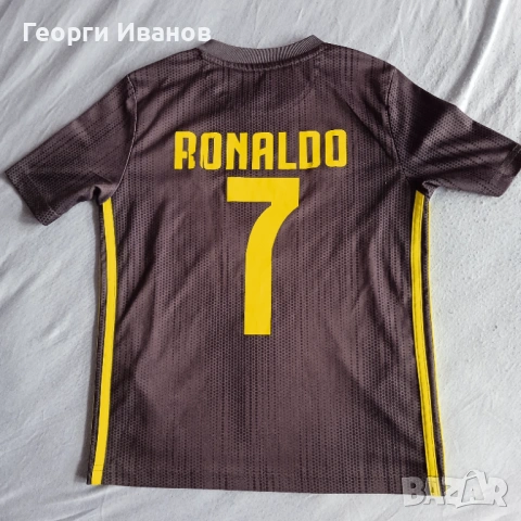 JUVENTUS CR7 ADIDAS 9-10y 140cm 100% ОРИГИНАЛНА детска фланелка Адидас Ювентус Роналдо kids jersey, снимка 2 - Футбол - 53517258