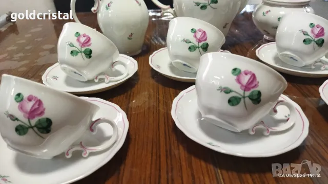 старинен немски фин порцелан чаши за кафе, снимка 3 - Антикварни и старинни предмети - 50180183