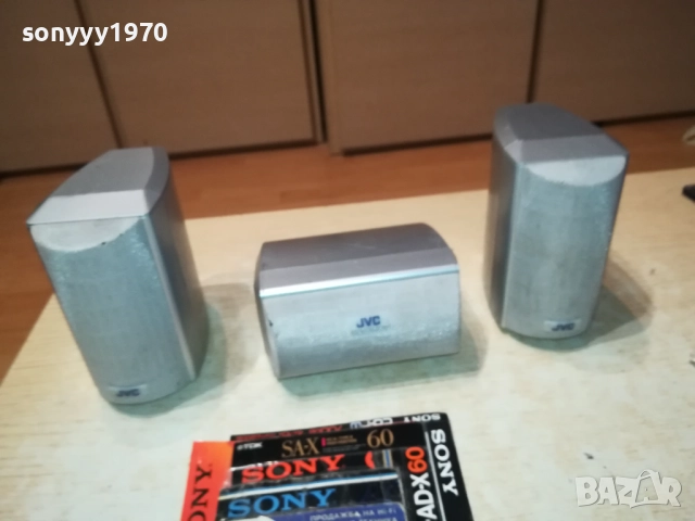 JVC X3-ЦЕНТЪР И ДВЕ КОЛОНИ-ВНОС SWISS 2408250716, снимка 7 - Тонколони - 51469548
