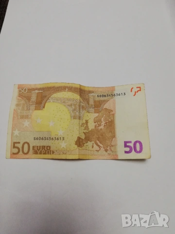 банкнота от 50 евро-2002 г., снимка 5 - Нумизматика и бонистика - 53251470