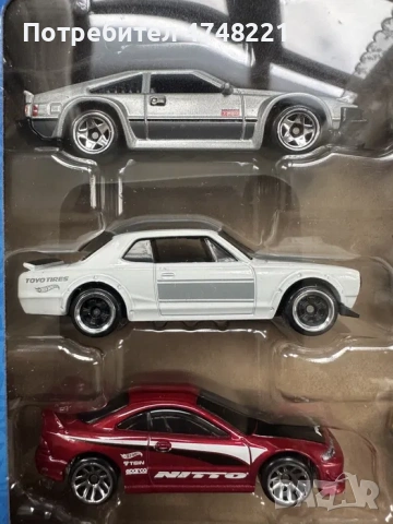 Hot wheels 6 pack Toyota Mazda Nissan Honda Acura Datsun +подарък, снимка 5 - Колекции - 53753017