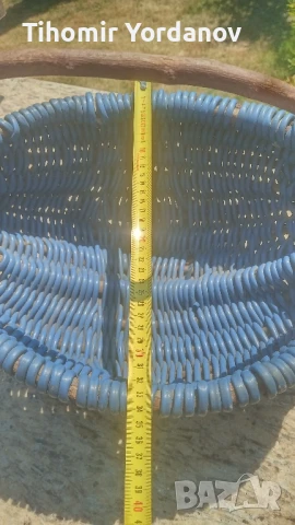 Плетена кошница , снимка 3 - Антикварни и старинни предмети - 51343923