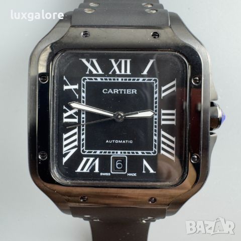 Мъжки часовник Cartier Santos de Cartier с автоматичен механизъм, снимка 4 - Мъжки - 46628969