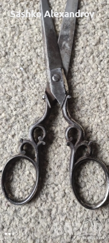 Антикварни фризьорски ножици L.Leikauf - Solingen, около 1900 година, снимка 11 - Антикварни и старинни предмети - 53577216