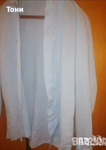 Нова Мъжка Риза с Яка и Дълъг Ръкав М, снимка 7 - Ризи - 53728792