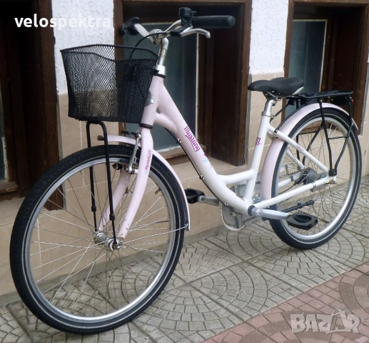 Мустанг Розово ! 24 цола капли ! Холандия ! Елегантен велосипед!, снимка 2 - Велосипеди - 54204925