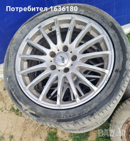 Джанти AEZ 17 5х114.3 подарък гуми, снимка 8 - Гуми и джанти - 45144788