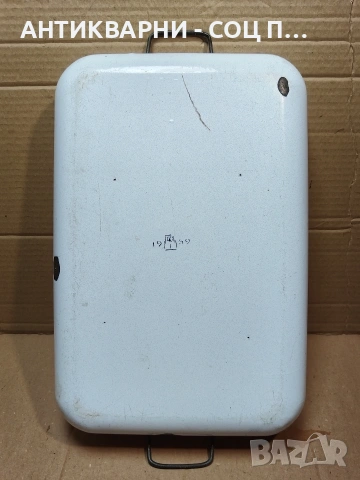 Стара Соц Българска Емайлирана Тава / 1969 г. / НОМЕР 1610., снимка 6 - Антикварни и старинни предмети - 53670587