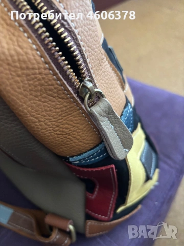 Нова красива раница естествена кожа, снимка 2 - Раници - 53771546