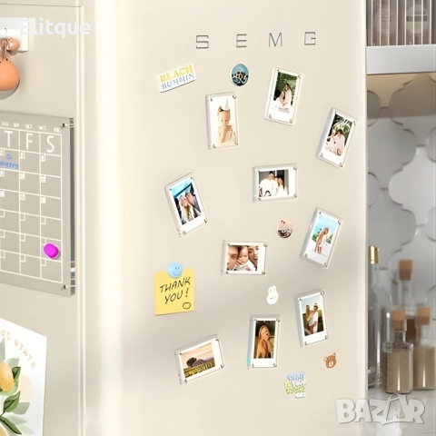 Двустранни магнитни рамки за снимки – комплект 5 броя, снимка 3 - Други стоки за дома - 52933387