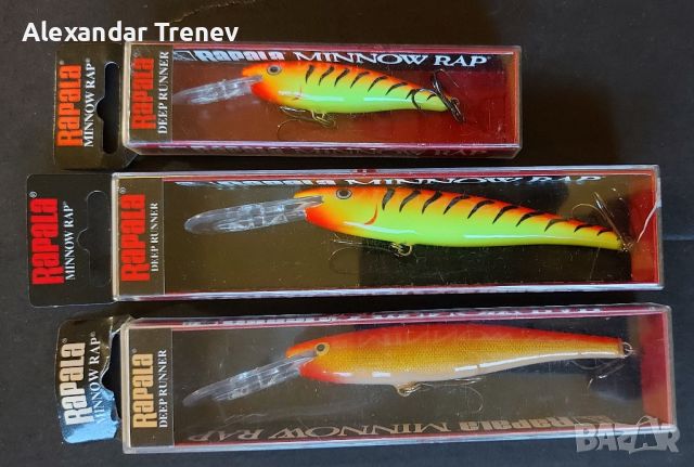 Воблери-Rapala MR  TTM  RNR-спряни от производство, снимка 3 - Екипировка - 46613752