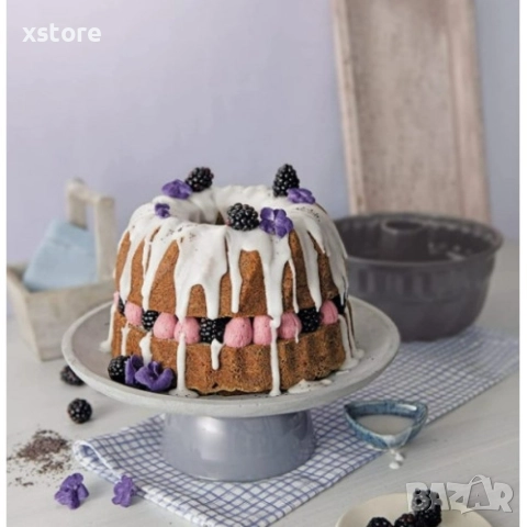 Форма за кекс с незалепващо покритие, 24см, снимка 2 - Съдове за готвене - 52712597