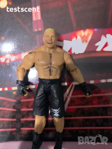 Екшън фигура WWE Brock Lesnar Брок Леснар Mattel figure играчка WWE UFC MMA basic, снимка 7 - Колекции - 48509114