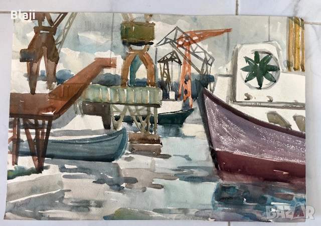 Акварел, снимка 2 - Картини - 53796372