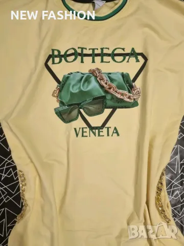 Дамска Памучна Тениска BOTTEGA VENETA , снимка 1 - Тениски - 47208216