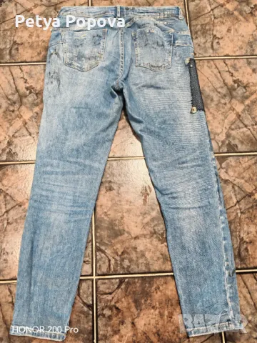 Дънки с камъчета , снимка 6 - Дънки - 50243676