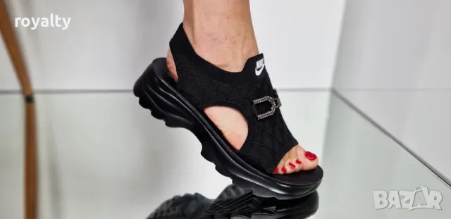 Nike черни дамски сандали , снимка 4 - Сандали - 50394322