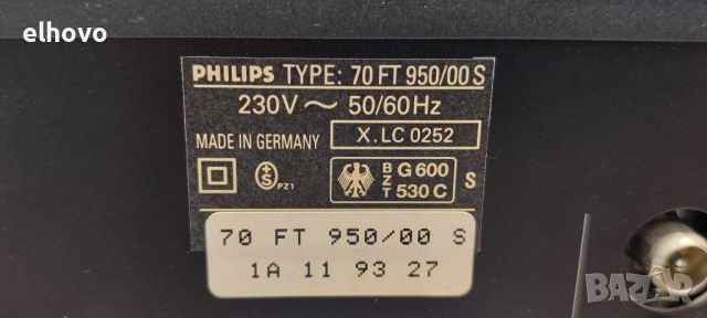 Стерео тунер Philips FT950, снимка 7 - Ресийвъри, усилватели, смесителни пултове - 46306086