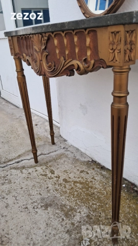 Маса конзолна с огледало, снимка 4 - Маси - 52534257