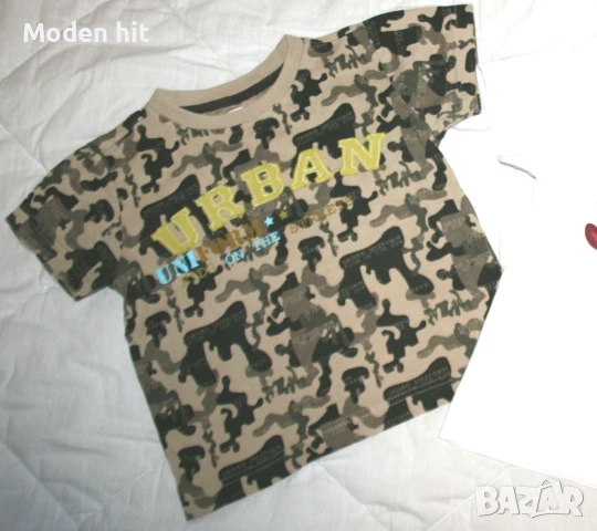 Летен сет за момче размер 104 см. /3-4 години/. 3 броя за 6 лв.., снимка 2 - Детски тениски и потници - 50828177