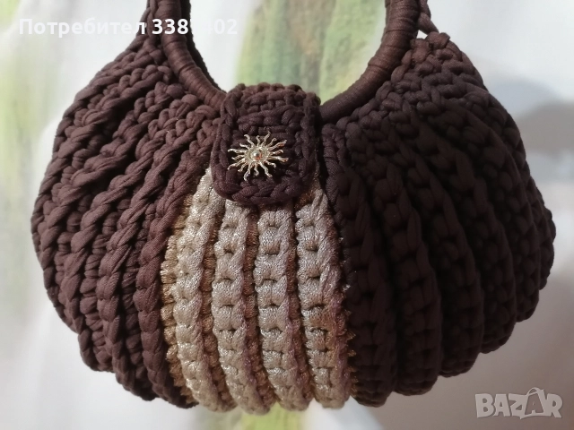 страхотна плетена чанта , снимка 2 - Чанти - 52866745