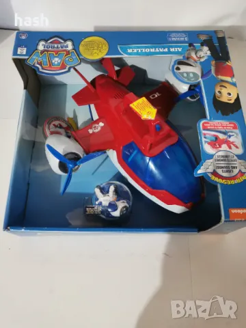 Paw Patrol Air Patroller 6026623 Комплект за игра Paw Patrol, Robo Dog и самолетът Air Patroller, снимка 5 - Влакчета, самолети, хеликоптери - 48442536