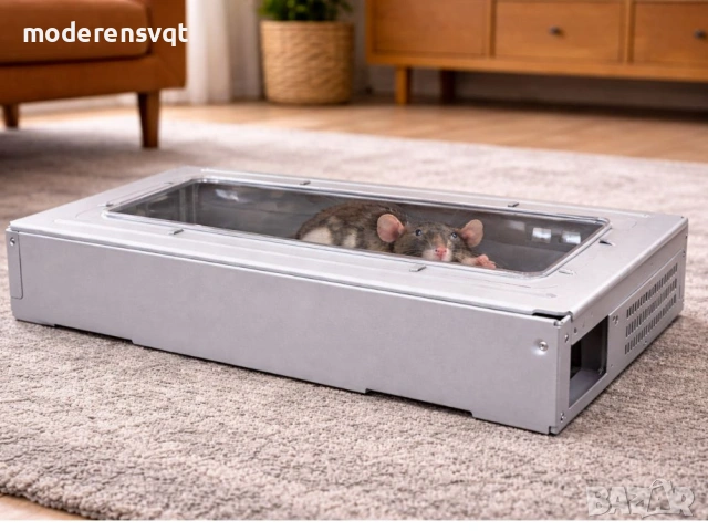 Капан за мишки, капан за плъхове, хуманен капан за живи гризачи, метален, снимка 5 - Други стоки за дома - 54127195