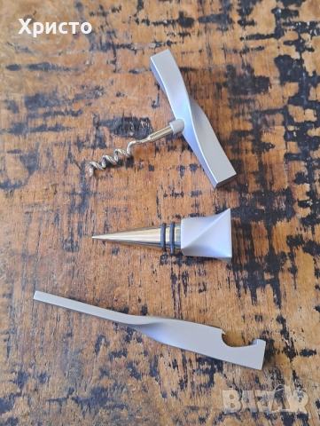 вино комплект аксесоари за вино, снимка 4 - Прибори за хранене, готвене и сервиране - 13204415