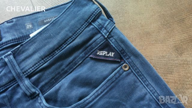 REPLAY Jeans Размер 29/32 - S/M еластични дънки 20-62, снимка 8 - Дънки - 46352173