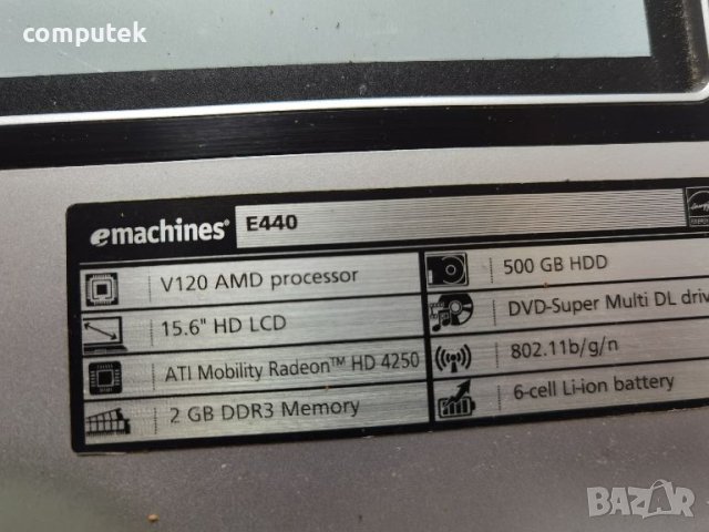 Части - Emachines E440, снимка 1 - Части за лаптопи - 46363067