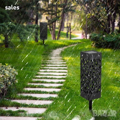 Соларна лампа 6 броя в опаковка, снимка 5 - Соларни лампи - 50653113