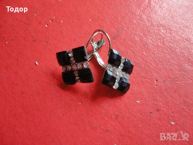 Обеци обици с камъни 7, снимка 5 - Обеци - 54088946