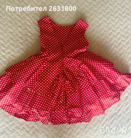 Ефектна детска рокля до 140 см, снимка 4 - Детски рокли и поли - 46238763