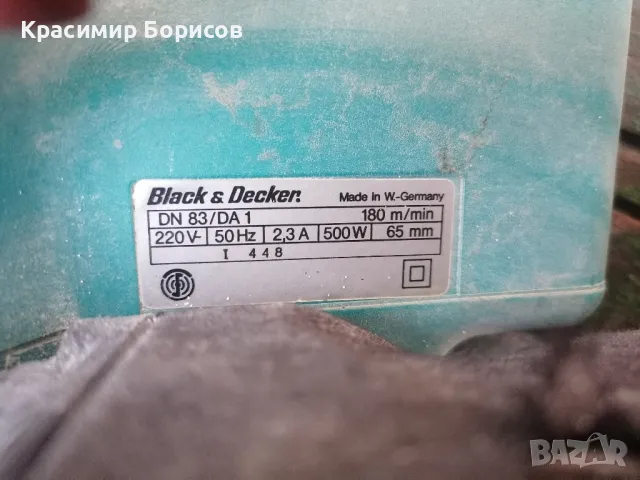 лентов шлайф black&decker , снимка 3 - Други инструменти - 47401085