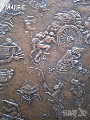 Япония бронзова скулптура 19век.Уникална, снимка 8 - Антикварни и старинни предмети - 52855526