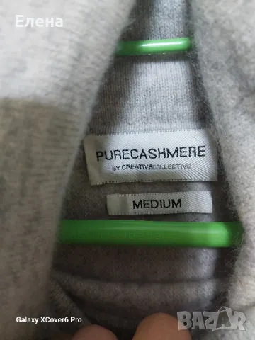 Дамски пуловер PURE CASHMERE,  размер L.  100% e кашмир., снимка 4 - Блузи с дълъг ръкав и пуловери - 47596871