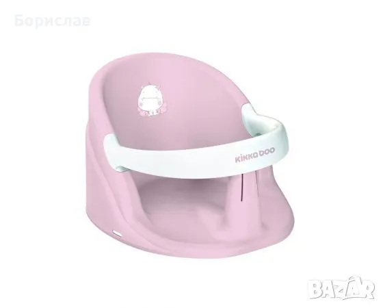 Kikkaboo Седалка за вана Hippo Pink, снимка 1 - За банята - 46907471