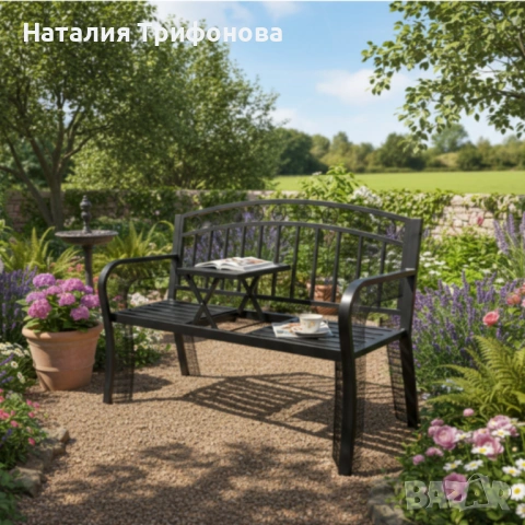Градинска пейка 2 в 1 с разтегателна маса - удобство и функционалност, снимка 4 - Градински мебели, декорация  - 54169617