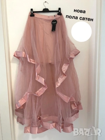 Нощници Пижама сатин дантела (S), снимка 6 - Нощници - 38184691