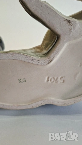 Порцеланова фигура на куче немска овчарка, снимка 5 - Статуетки - 53899927