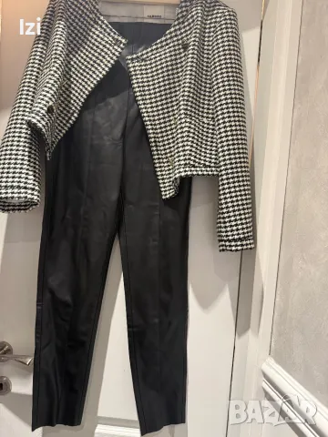 Кожен панталон Zara ,M